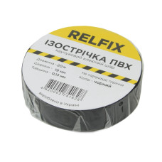Изолента Relfix 19 мм х 20 м черная Изолента Relfix 19 мм х 20 м черная