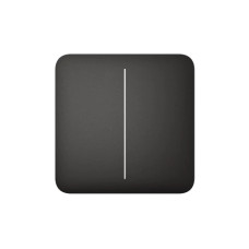 Кнопка SoloButton (2-gang) для вимикача LightSwitch (2-gang) Jeweller black