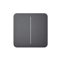 Кнопка SoloButton (2-gang) для вимикача LightSwitch (2-gang) Jeweller graphite Кнопка SoloButton (2-gang) для вимикача LightSwitch (2-gang) Jeweller graphite