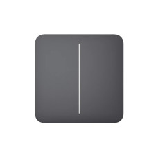 Кнопка SoloButton (2-gang) для вимикача LightSwitch (2-gang) Jeweller graphite