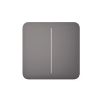 Кнопка SoloButton (2-gang) для вимикача LightSwitch (2-gang) Jeweller grey Кнопка SoloButton (2-gang) для вимикача LightSwitch (2-gang) Jeweller grey