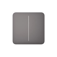 Кнопка SoloButton (2-gang) для вимикача LightSwitch (2-gang) Jeweller grey