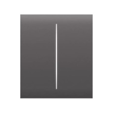 Кнопка CenterButton (2-gang) для вимикача LightSwitch (2-gang) Jeweller grey