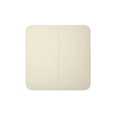 Кнопка SoloButton (2-gang) для вимикача LightSwitch (2-gang) Jeweller ivory