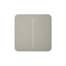 Кнопка SoloButton (2-gang) для вимикача LightSwitch (2-gang) Jeweller olive