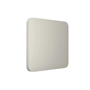 Кнопка SoloButton (2-gang) для выключателя LightSwitch (2-gang) Jeweller oyster