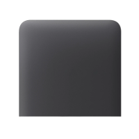 Боковая кнопка Ajax SideButton (1-gang) vertical для выключателя LightSwitch (1-gang) Jeweller graphite