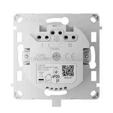 Реле керування розеткою Ajax OutletCore (smart) [type F] [55] (8EU) ASP