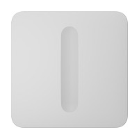 Фронтальна кнопка Ajax SoloButton (Dimmer) для вимикача LightSwitch (Dimmer) Jeweller white Фронтальна кнопка Ajax SoloButton (Dimmer) для вимикача LightSwitch (Dimmer) Jeweller white