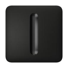 Фронтальна кнопка Ajax SoloButton (Dimmer) для вимикача LightSwitch (Dimmer) Jeweller black