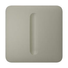 Фронтальна кнопка Ajax SoloButton (Dimmer) для вимикача LightSwitch (Dimmer) Jeweller olive