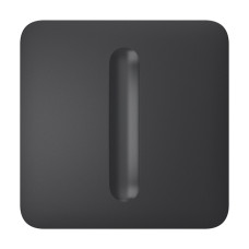 Фронтальна кнопка Ajax SoloButton (Dimmer) для вимикача LightSwitch (Dimmer) Jeweller graphite