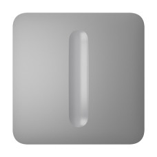 Фронтальна кнопка Ajax SoloButton (Dimmer) для вимикача LightSwitch (Dimmer) Jeweller fog