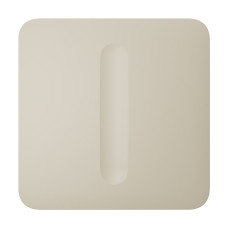 Фронтальна кнопка Ajax SoloButton (Dimmer) для вимикача LightSwitch (Dimmer) Jeweller ivory