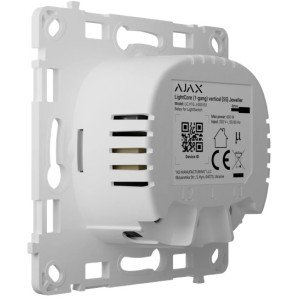 Реле для одноклавишного выключателя Ajax LightCore (1-gang) vertical