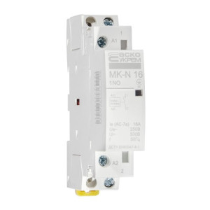 Модульний контактор АСКО-УКРЕМ MK-N 1P 16A 1NO 220V