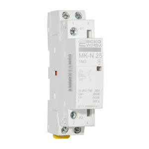 Модульний контактор АСКО-УКРЕМ MK-N 1P 25A 1NO 220V