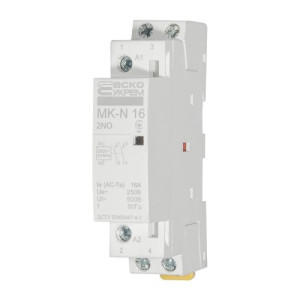Модульный контактор АСКО-УКРЕМ MK-N 2P 16A 2NO 220V