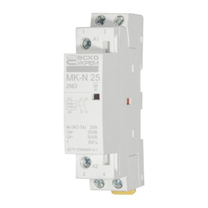Модульный контактор АСКО-УКРЕМ MK-N 2P 25A 2NO 220V