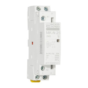 Модульный контактор АСКО-УКРЕМ MK-N 2P 25A 2NO 220V