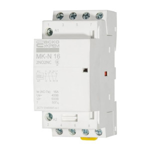 Модульный контактор АСКО-УКРЕМ MK-N 4P 16A 2NO2NC 220V