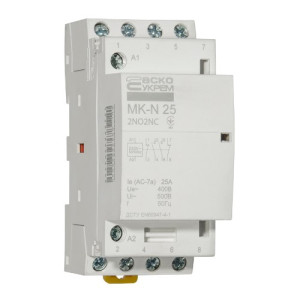 Модульный контактор АСКО-УКРЕМ MK-N 4P 25A 2NO2NC 220V