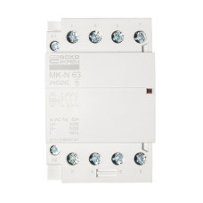 Модульний контактор АСКО-УКРЕМ MK-N 4P 63A 2NO2NC 220V