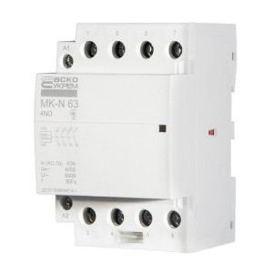 Модульный контактор АСКО-УКРЕМ MK-N 4P 63A 4NO 220V