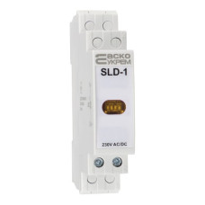 Модульний сигнальний індикатор АСКО-УКРЕМ 230V AC/DC SLD-1 жовтий