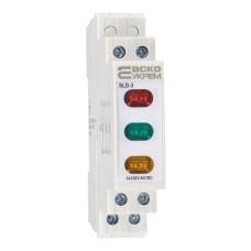 Модульний сигнальний індикатор АСКО-УКРЕМ 230V AC/DC SLD-3