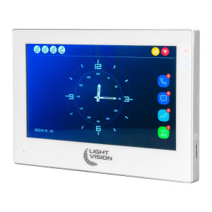 Видеодомофон 7" WiFi Tuya Light Vision SINGAPORE FHD White