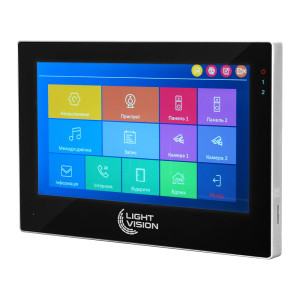 Видеодомофон 7" WiFi Tuya Light Vision SINGAPORE (AI) FHD Black