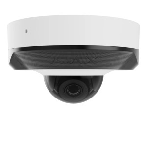 Проводная охранная IP-камера Ajax DomeCam Mini (8 Mp/4 mm) White