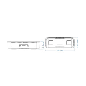 IP-відеокамера TVT TD-9742A3-PC f=2.1mm WiFi 4Mp з подвійним об’єктивом та 2 мікрофонами