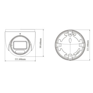 IP-видеокамера TVT TD-9545S4-C(D/AZ/PE/AW3) f=2.8-12mm, ИК+LED-подсветка, с микрофоном 4Mp White