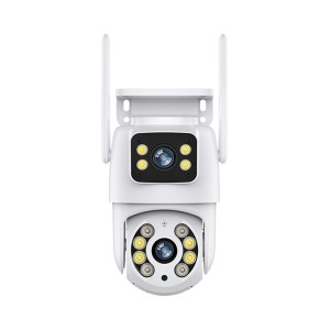 IP PTZ-відеокамера Light Vision VLC-9192WI/2C (Tuya) f=3.6mm+3.6mm, ІЧ+LED-підсвічування, з мікрофоном з WiFi 4Mp (2*2Mp)