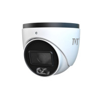 IP-відеокамера TVT TD-9584S4-C(D/PE/AW2) f=2.8mm, ІЧ+LED-підсвічування, з мікрофоном 8Mp White IP-відеокамера TVT TD-9584S4-C(D/PE/AW2) f=2.8mm, ІЧ+LED-підсвічування, з мікрофоном 8Mp White