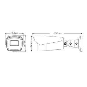 IP-видеокамера TVT TD-9443A3BH-A-LR (D/AZ/PE/AR7) f=8-32mm с распознаванием номеров 4Mp