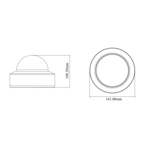 IP-відеокамера TVT TD-9543S4-C(D/AZ/PE/AR3) f=2.8-12mm з мікрофоном 4Mp
