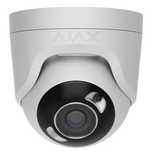 Проводная охранная IP-камера Ajax TurretCam HL (5 Mp/2,8 mm) White (126261.197.WH1)