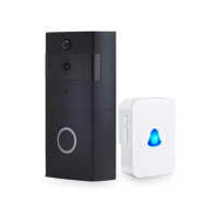 Дверной WiFi звонок 2Mp Light Vision VLC-01IVP Black с ИК-датчиком движения Дверной WiFi звонок 2Mp Light Vision VLC-01IVP Black с ИК-датчиком движения
