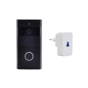 Дверной WiFi звонок 2Mp Light Vision VLC-01IVP Black с ИК-датчиком движения