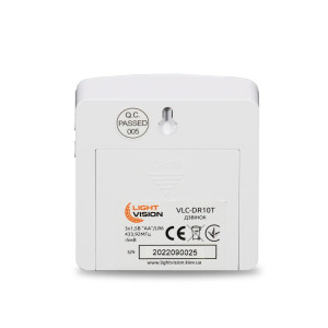 Дверний WiFi дзвінок Light Vision VLC-DR10T(Tuya) з ІЧ-датчиком руху