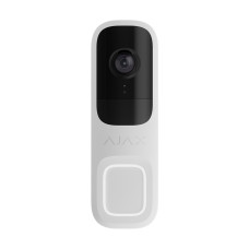 Видеозвонок с WiFi 4Mp Ajax Doorbell (8EU) ASP white