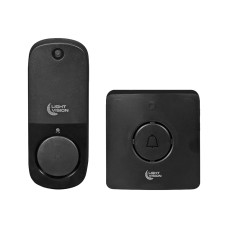 Дверной WiFi звонок Light Vision VLC-DR10T(Tuya) Black с ИК-датчиком движения