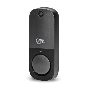 Дверний WiFi дзвінок Light Vision VLC-DR10T(Tuya) Black з ІЧ-датчиком руху