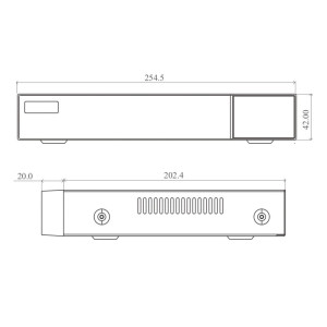 IP-видеорегистратор TVT TD-3004H1-4P-B1-B 4-канальный 6Mp с 4 портами PoE