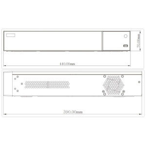 IP-відеореєстратор TVT TD-3332H4-16P-B2(320-256) 32-канальний 12Mp з 16 портами PoE
