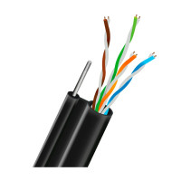 Кабель вита пара UTP CAT5E CU 0.51mm LDPE Outdoor + дріт Trinix 305m Кабель вита пара UTP CAT5E CU 0.51mm LDPE Outdoor + дріт Trinix 305m