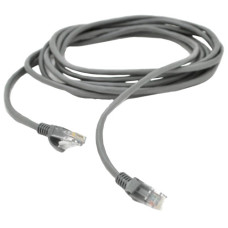 Патч-корд литий RITAR UTP, RJ45, Cat.5e, 1m, сірий, Cu (мідь) Q500(PCR-CU/1G)